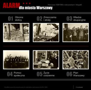 Wystawa: „Alarm dla miasta Warszawy”