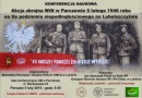 Konferencja „Akcja zbrojna WiN w Parczewie 5 lutego 1946 roku na tle podziemia niepodległościowego na Lubelszczyźnie” - zaproszenie