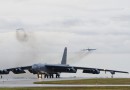 Amerykański bombowiec strategiczny B-52 w Polsce. Potrafi przenosić bomby atomowe