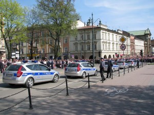 Kraków para prezydencka policja