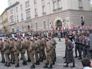 Kraków para prezydencka wojsko