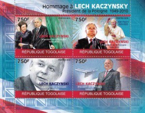 Lech Kaczyński na znaczkach 4