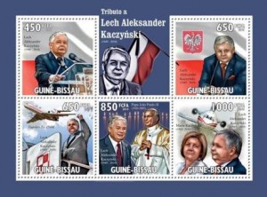 Lech Kaczyński na znaczkach 9