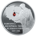 NBP monety ks. Popiełuszko