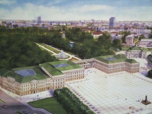 Pałac Saski - projekt