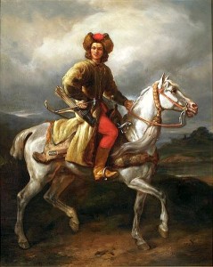 Lisowczyk na białym koniu, Juliusz Kossak