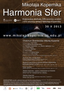 Mikołaja Kopernika Harmonia Sfer -plakat -Radio Kraków