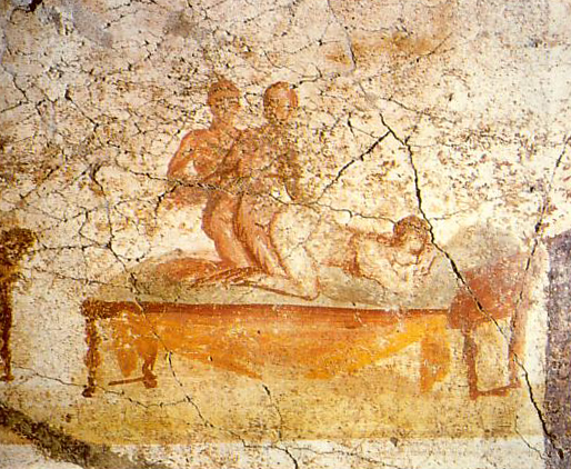 Trójkąt kochanków (starożytny Rzym, Pompeje)