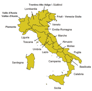 Regiony Italii / autor. mac9 CC-BY-SA-3.0