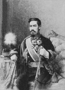 Cesarz Mutsuhito w młodości