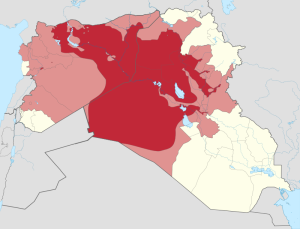 Tereny kontrolowane przez Państwo Islamskie, CC BY-SA 3.0