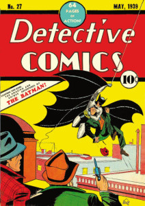 Okładka Detective Comics z maja 1939 roku; cały numer jest udostępniony w sieci za darmo przez wydawcę