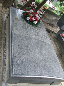 grób płk. Gerharda na Wojskowych Powązkach