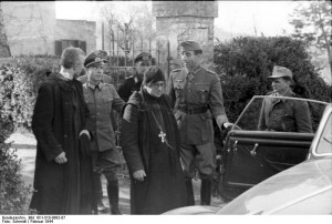 Italien, italienische Geistliche, deutsche Soldaten