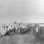 Obóz rosyjskich ułanów na linii Dunaju, ok. 1854 r.