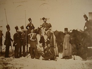 Kozacy dońscy nad Dunajem, fot. Karol Szathmari, 1854 r.