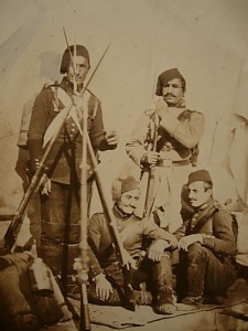 Piechota turecka, fot. Karol Szathmari, 1854 r.