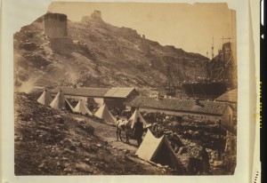 Ruiny zamku w Bałakławie, fot. Roger Fenton, 1855 r.