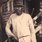 chłop, fot. William Carrick, ok. 1860-1870 r.
