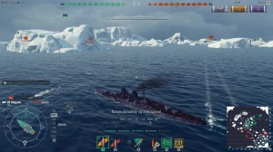 Tym razem udało się uniknąć trafienia torpedami, ale było blisko.