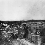 Odpoczynek podczas oblężenia Sewastopola, fot. Roger Fenton, 1855 r.