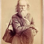 żebrak, fot. William Carrick, ok. 1860 r.