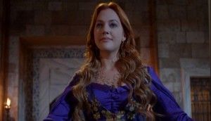 Meryem Uzerli jako Hürrem Sultan w serialu "Wspaniałe stulecie" (2011-2014)