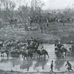 Odwrót Rosjan po bitwie pod Mukden, fot Collier, 1905 r