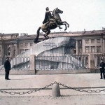 Sankt Petersburg, pomnik Piotr I, 1896 r