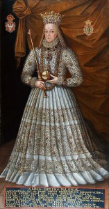 Anna Jagiellonka w stroju koronacyjnym