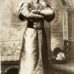 Wielki książę Siergiej Aleksandrowicz w XVII-wiecznym stroju członka rodziny carskiej, kwiecień 1903 r