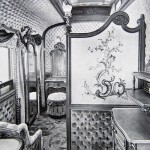 Wnętrze carskiego pociągu, początek XX wieku