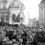 Demonstracja w Charkowie na Placu Mikołajewskim, marzec 1917