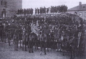 Grupa demonstrantów, 9 (22) stycznia 1905 r