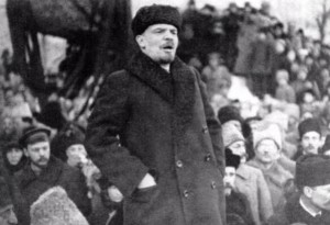 Przemawiający Lenin, koniec 1917