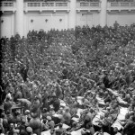 Spotkanie Rady Delegatów Żołnierskich w Pałacu Taurydzkim, marzec 1917