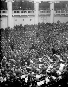 Spotkanie Rady Delegatów Żołnierskich w Pałacu Taurydzkim, marzec 1917