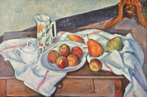 Brzoskwinie i gruszki, Paul Cézanne (1890-1894)