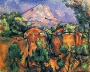 Widok na górę Sainte-Victoire (1897), Paul Cézanne