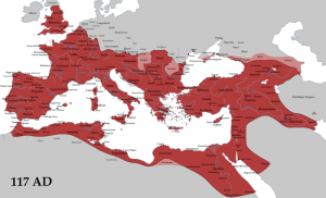 Cesarstwo Rzymskie w 117 r.
