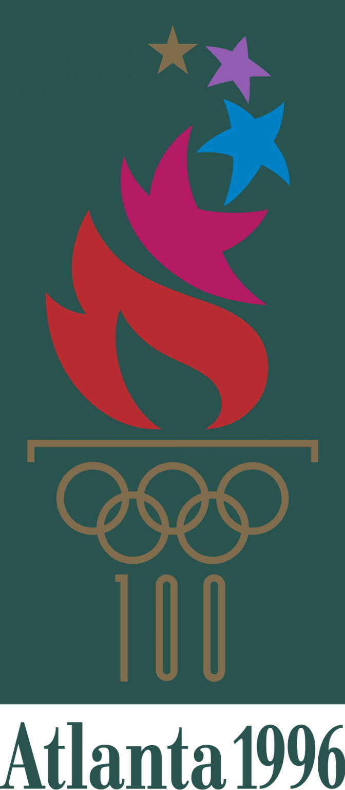 Igrzyska Olimpijskie Logo XXVI Letnie Igrzyska Olimpijskie (Atlanta 1996). Sto lat olimpiady