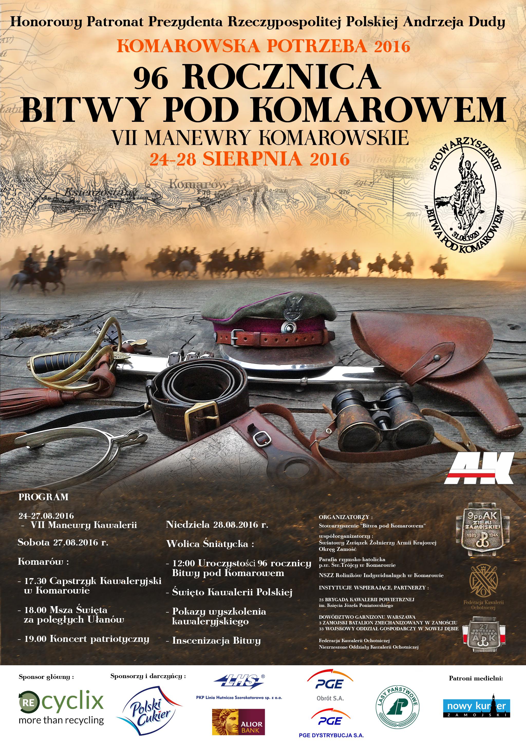 Komarowska potrzeba 2016 obchody 96. rocznicy Bitwy pod Komarowem