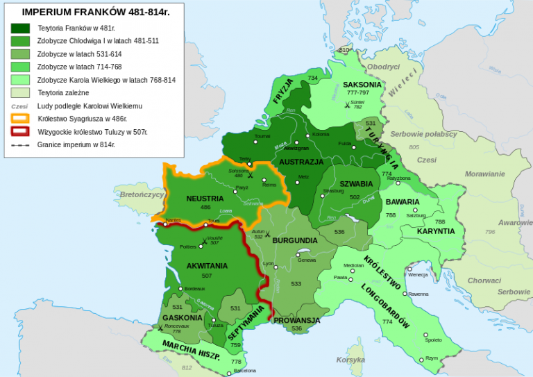 Kto Był Pierwszym Władcą Franków Z Dynastii Karolingów Matura z historii – cz. X – "Państwo Franków i renesans karoliński