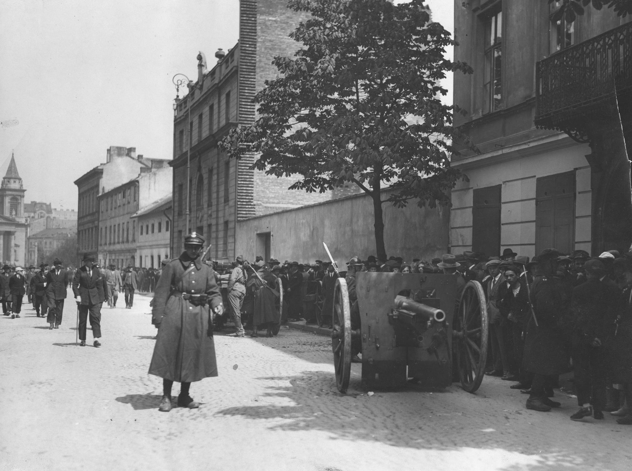 Stanowisko Artylerii W Trakcie Zamachu Majowego Pl Historia Kultura Muzea 0756