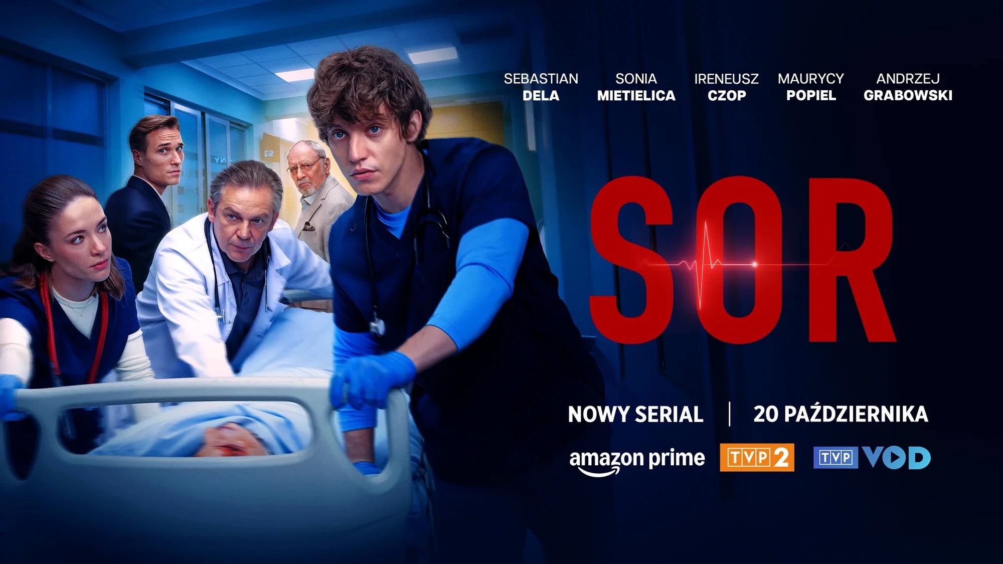 SOR: obsada, fabuła i gdzie oglądać. Nowy serial medyczny TVP i Prime Video